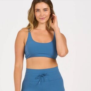 Vuori Yosemite Bra in Pool Blue